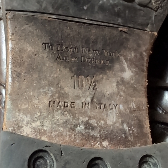 To Boot Company Men's Dark Brown Leather Boots - Picture 8 of 11